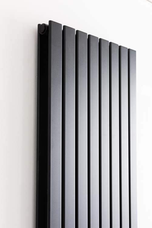 Designradiator Dana dubbel 180x54,6cm zwart 1934Watt