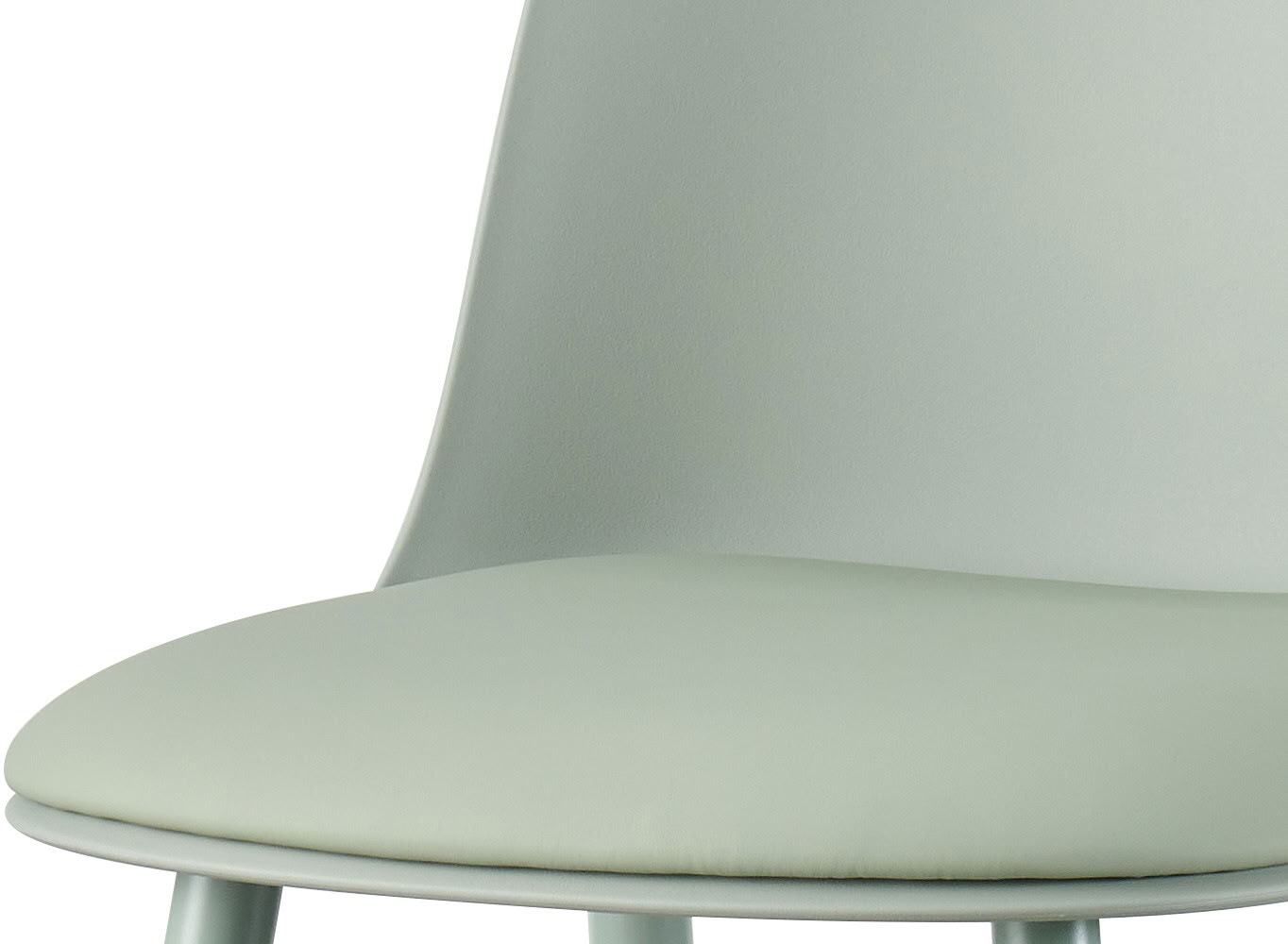 Chaise de bar Renilde gris-vert