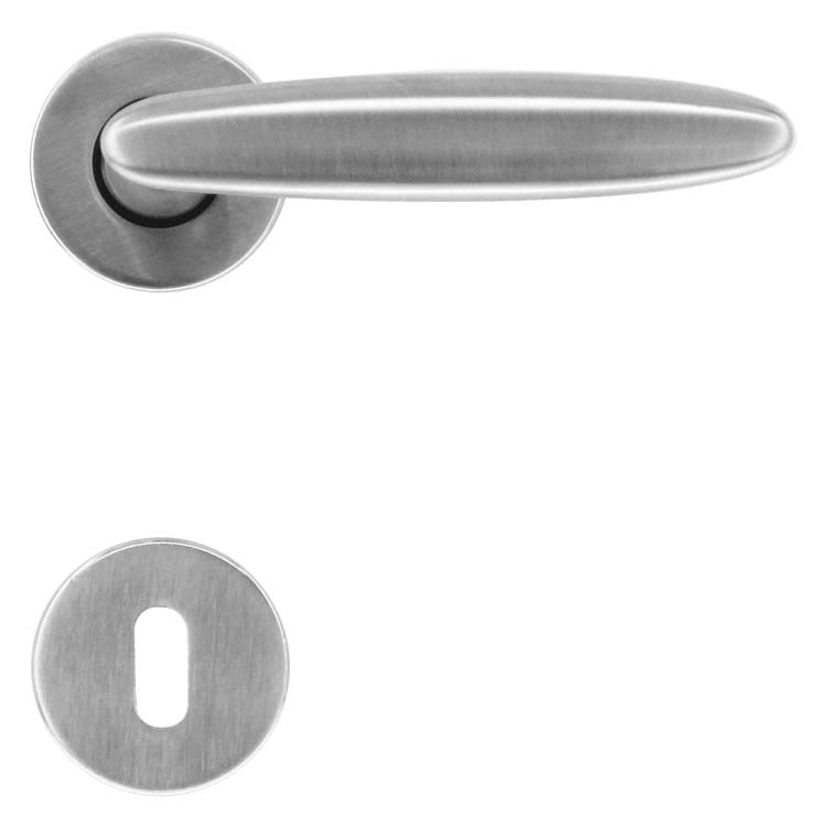 Deurkruk vigevano inox look baardrozet