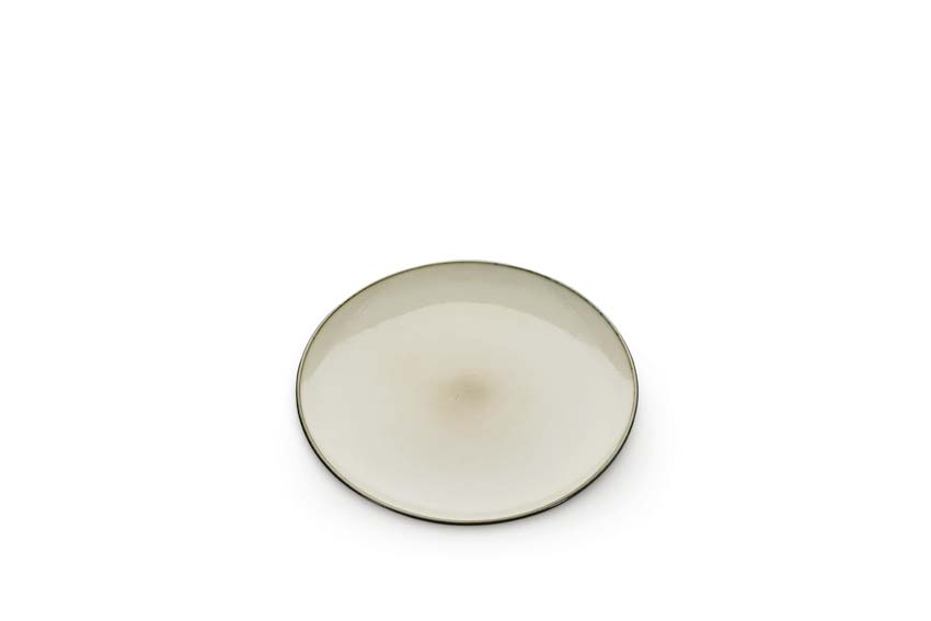 Plat bord Salt & Pepper Meridian aardewerk beige Ø26x3cm