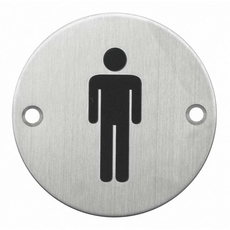 Picto pro rond man inox plus