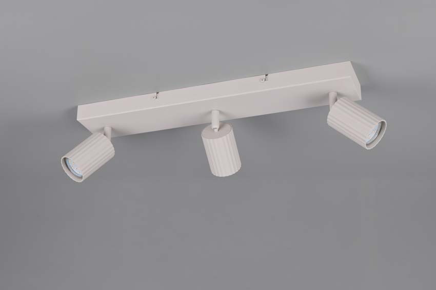 Opbouwspot - Grijs - 50x9x14,5cm - Dimbaar - GU10 - 3x10W