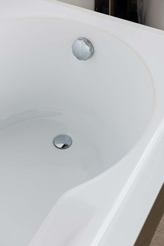 Inbouwbad Cora glanzend wit ergonomisch 180x80cm