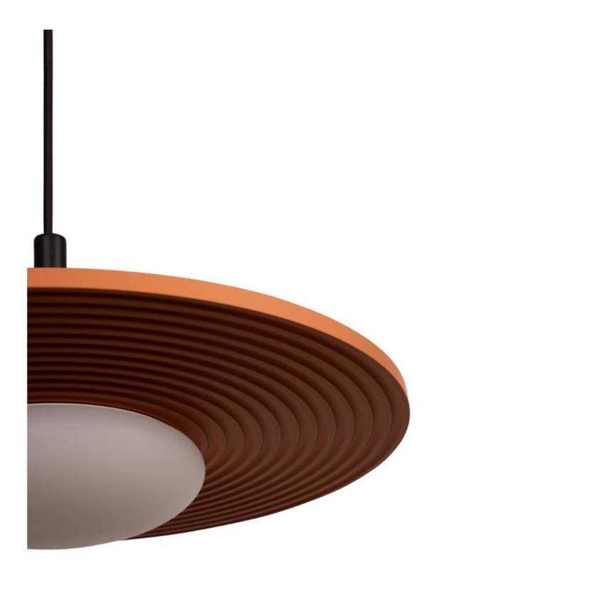 Lucide Carmino - Suspension - LED - 1x8W - Terracotta