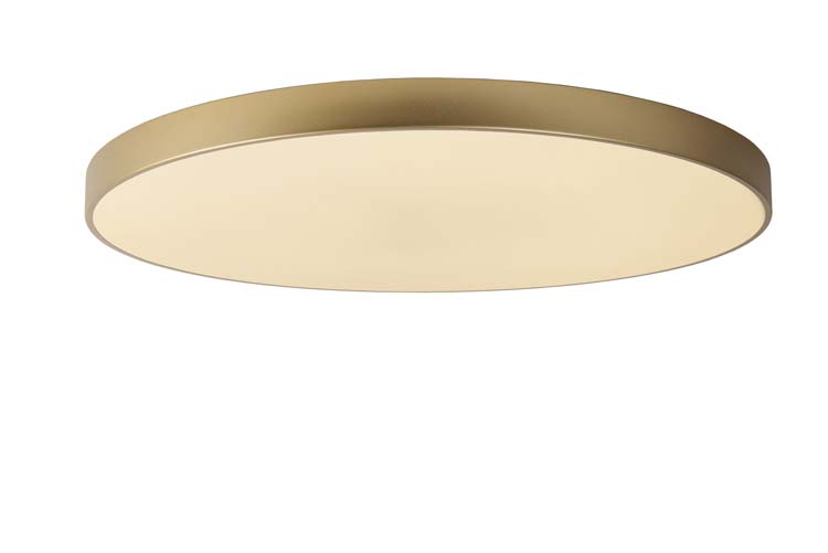 Plafonnière - Ø 80 cm - LED Dimb. - 1x80W 2700K - 3 StepDim - Mat Goud / Messing