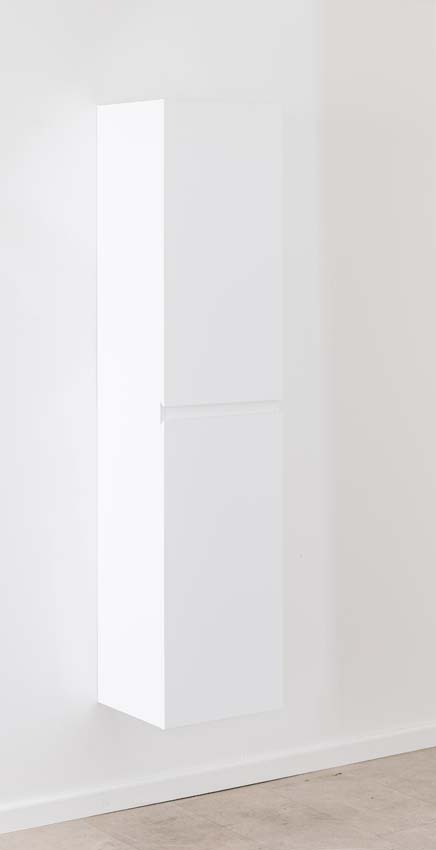 Kolomkast Tibo/Tony wit hangend 170x40x35cm