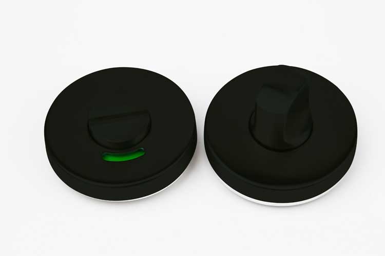 WC garnituur rond black