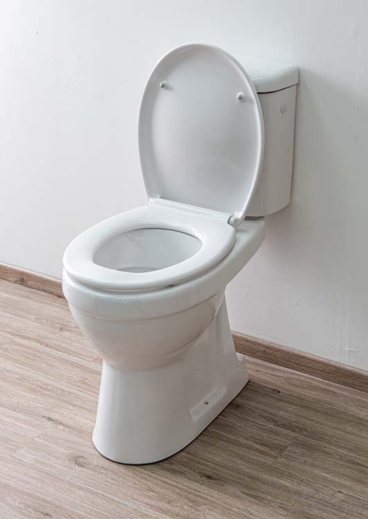 Siège de WC softclose blanc universel rond