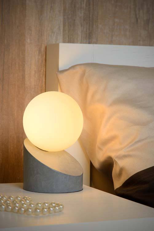 Lampe de table - Ø 10 cm - G9 - Gris