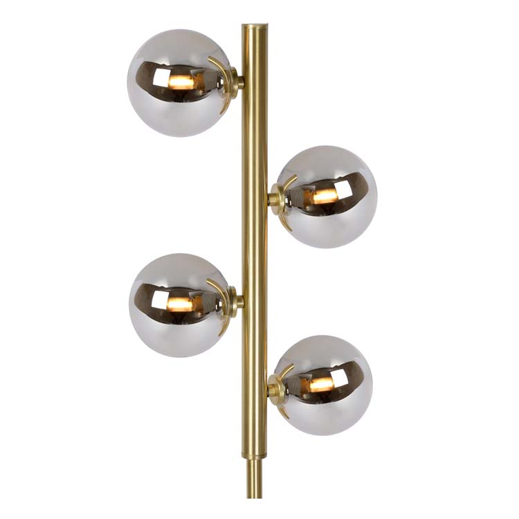 Lucide TYCHO - Vloerlamp - G9 - Mat Goud