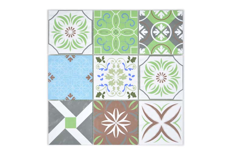 Mosaïque Antic Patchwork Medium multicolore 30x30cm