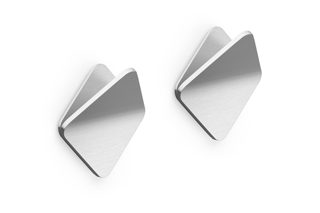 Zack handdoekhaken Olfo H4.5 cm 2 st
