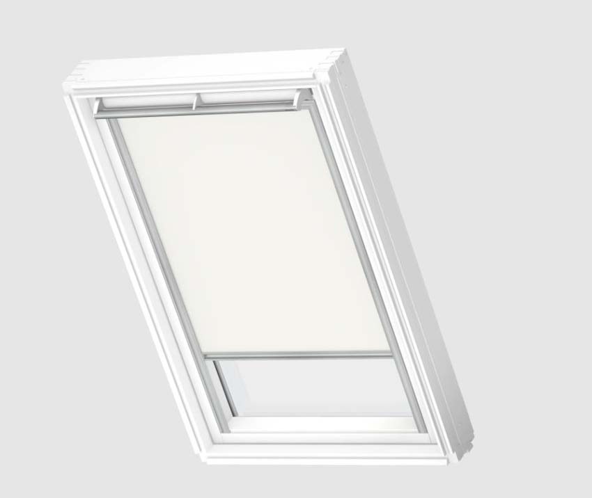 Store enrouleur Velux occultant à commande manuelle blanc SK01 1025S