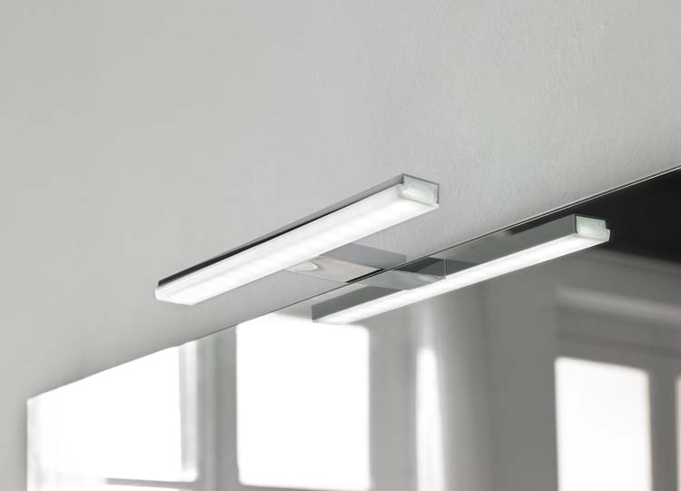 Éclairage de salle de bains  chrome  30,8cm  4000K  8W  IP44