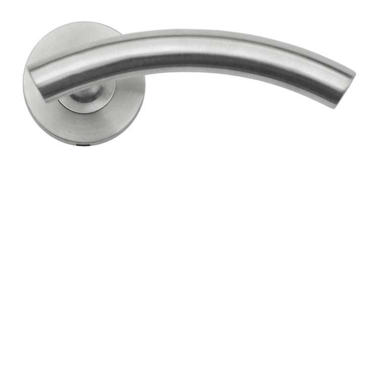 Poignée de porte pro bari 19mm inox plus sans rosace