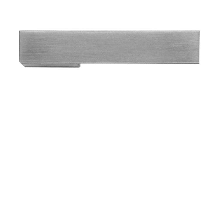 Poignée de porte pro arezzo look inox sans rosace