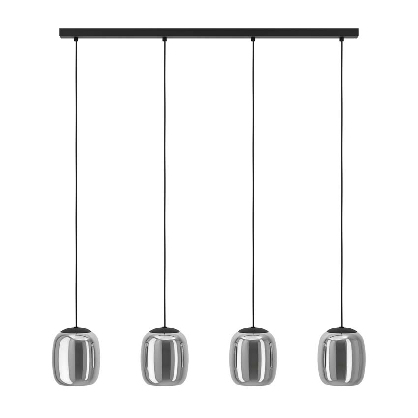 Suspension - Noir - L97,5cm - Dimmable - E27 - 4x40W