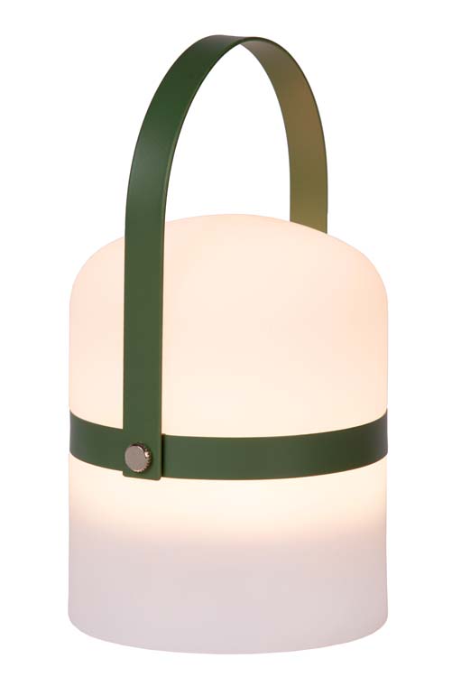 Lampe de table extérieure - blanc/vert - Ø10cm - dimmable - LED - 0,3W - 3200K - IP44 - 3StepDim