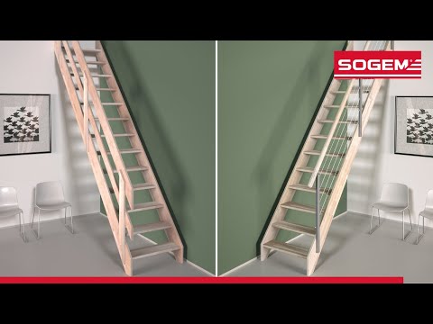 Escalier ouvert Keulen en hêtre Escalier ouvert Keulen en hêtre