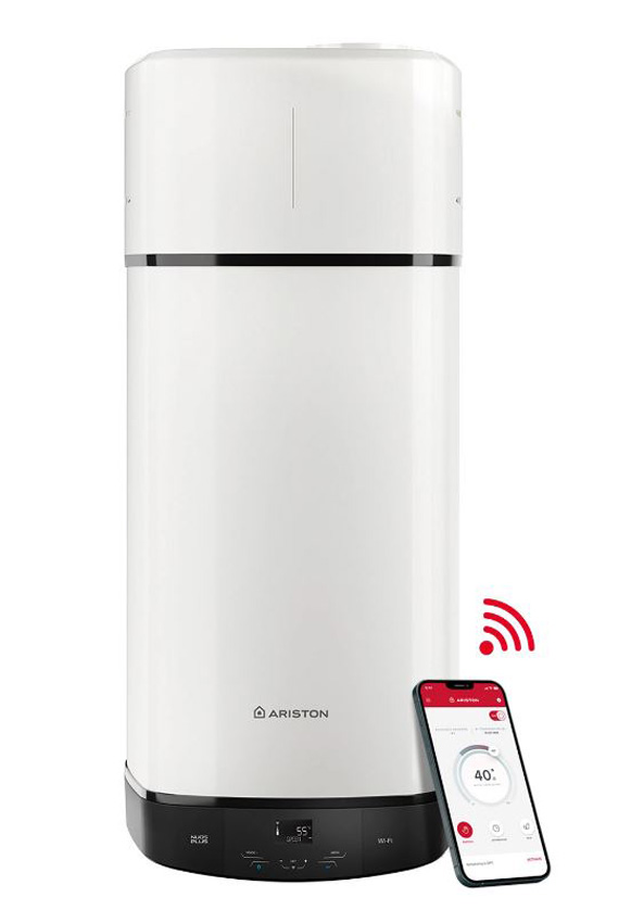 Warmtepompboiler Ariston Nuos Plus S2 Wi-Fi natte weerstand 110L 1550W