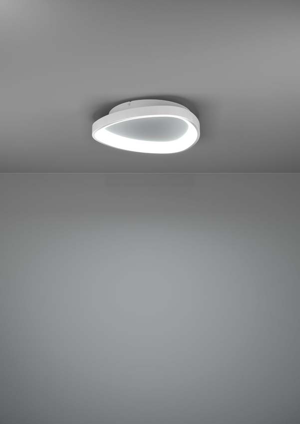 Plafonnier - Blanc - Ø35cm - Dimmable - LED - 1x14W - 2700-6500K - télécommande