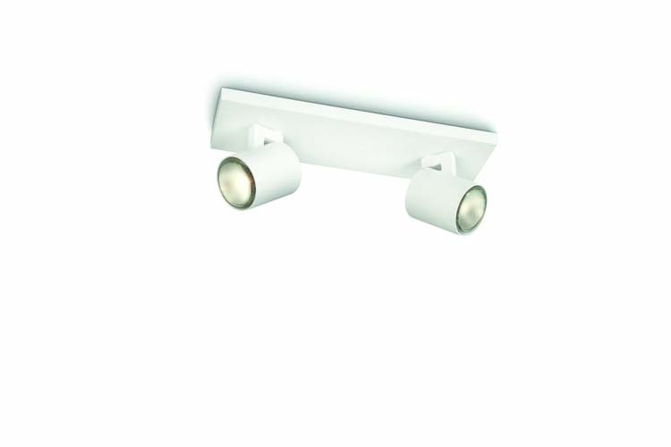 Spot en applique LED Blanc 2x50W