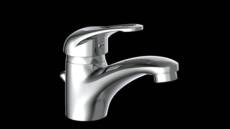 Wastafelkraan Carlo chroom