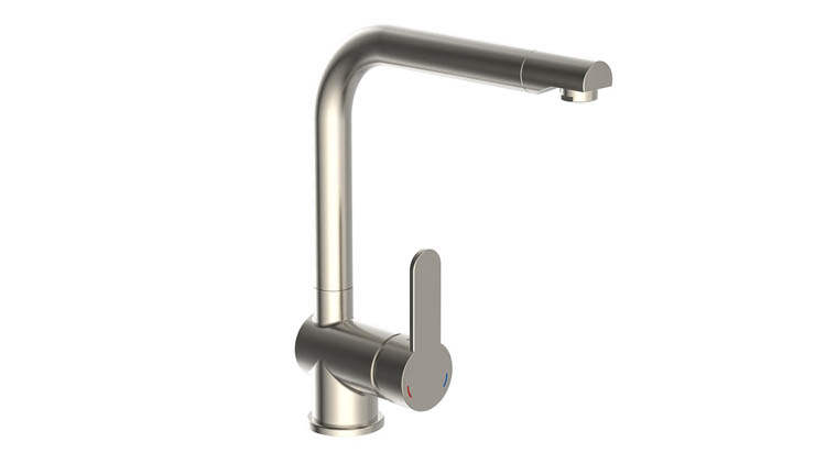 Robinet de cuisine Ria inox-look