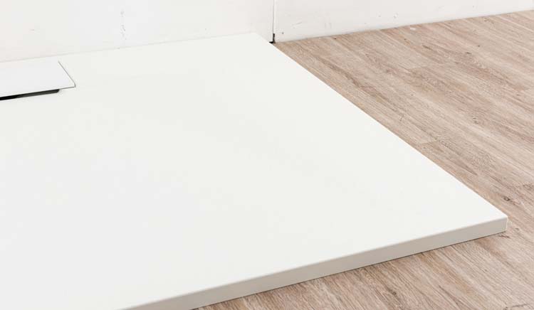 Douchebak Myo SMC mat wit leisteenlook 120x90cm