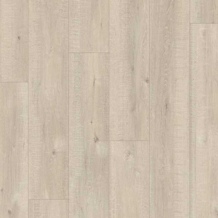 Sol stratifié Quick-step Impressive 8mm - Chêne aspect raboté beige
