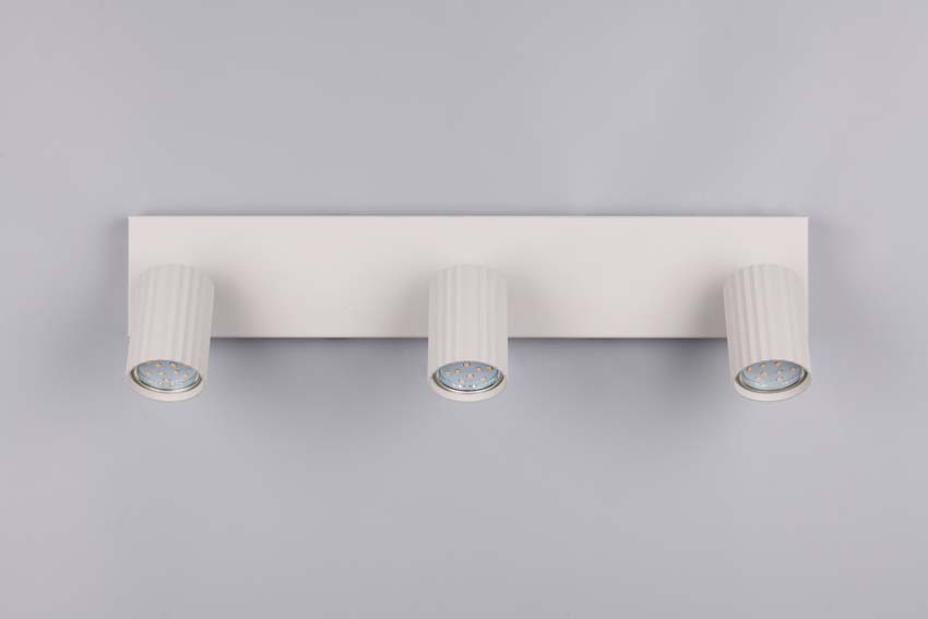 Opbouwspot - Grijs - 50x9x14,5cm - Dimbaar - GU10 - 3x10W