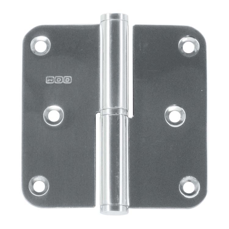 Paumelle pro 80x80x2.5 chrome gauche