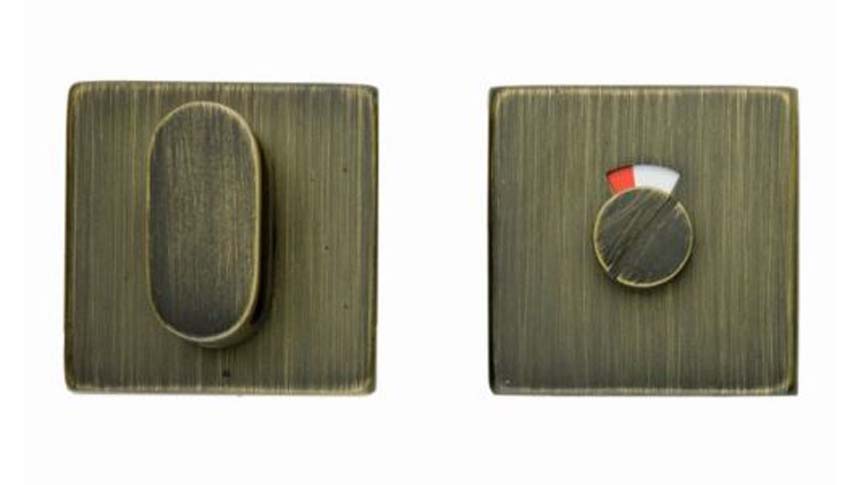 Garniture WC pro Square shape bronze mat