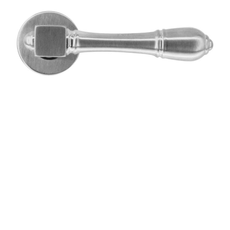 Poignée de porte pro luciana look inox sans rosace