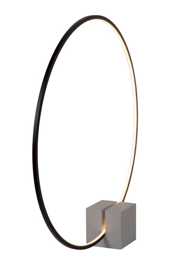 Lampe de table - Ø83cm - LED dimmable - 1x24W 3000K - Noir