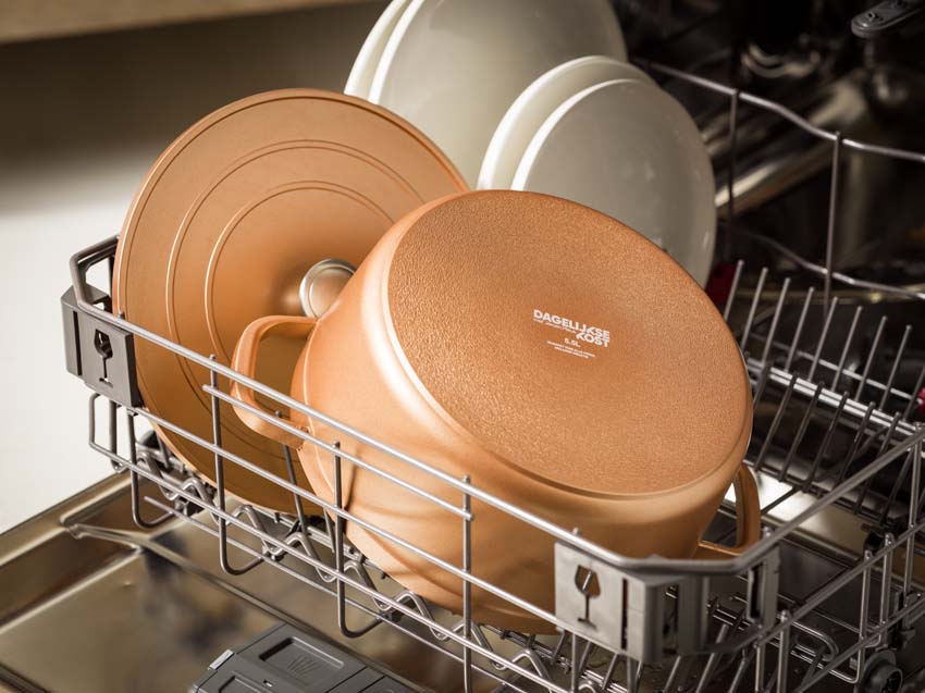 Stoofpot met deksel Dagelijkse Kost Proline koper Ø26cm keramische antikleef