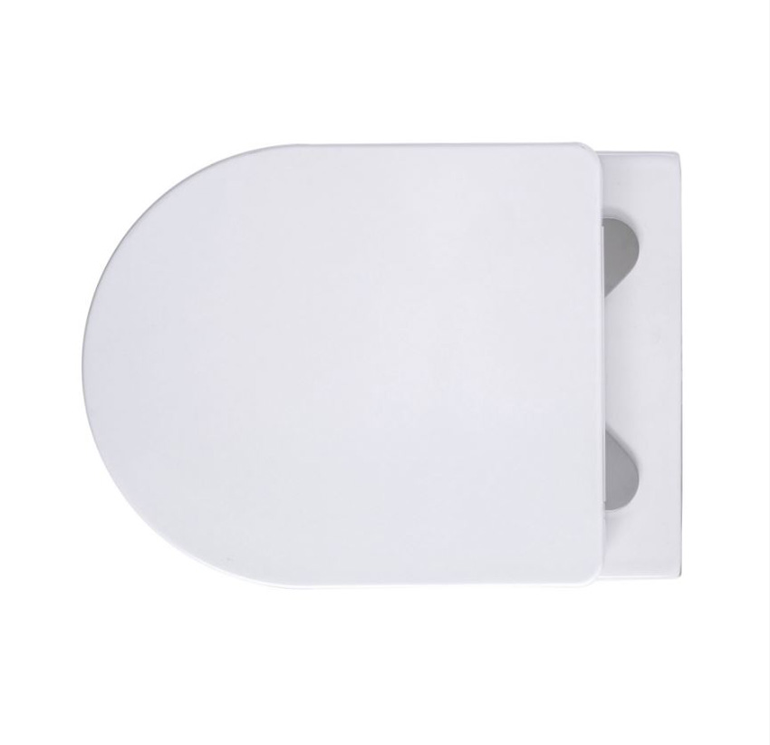 Hangtoilet Achilles rimless dual flush glanzend wit inclusief softclose WC-bril