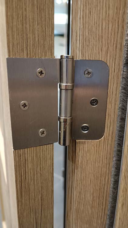 Porte intérieure complète Realwood 2 Panel 201,5x73cm tubulaire réversible + châssis 16,5cm