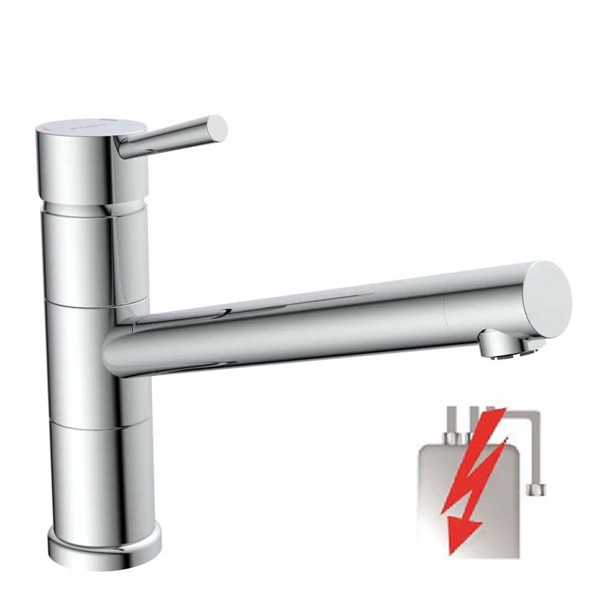 Robinet de cuisine Unai chrome basse pression