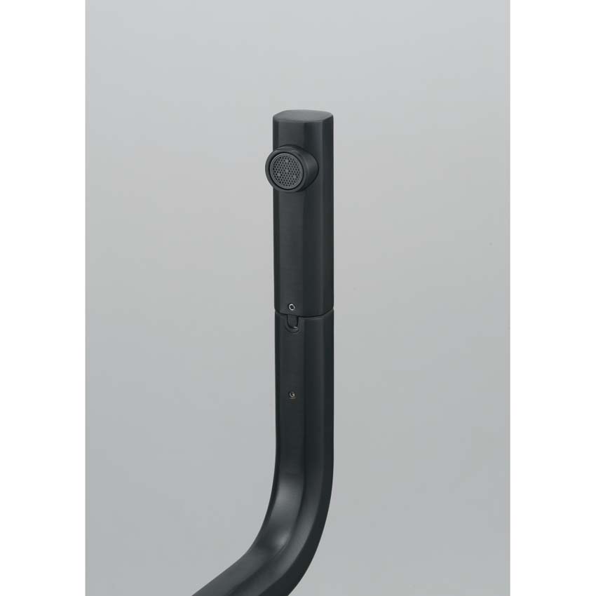 Robinet de cuisine Franke Mythos noir avec bec extractible