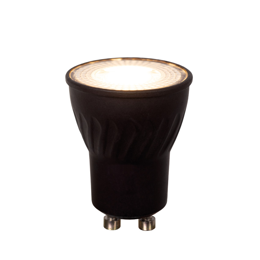 Lampe LED - Ø3,5cm - LED dimmable - GU10 (MR11) - 1x4W 2200K/3000K - Noir