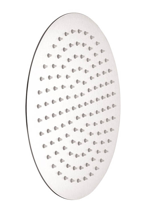 Pommeau de douche Tammy ronde en acier inoxydable chrome 25cm