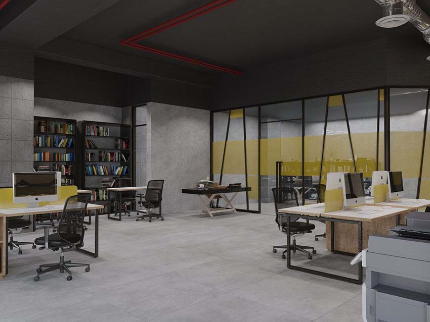 Vloer: tegel Ecuador betongrijs 100x100cm