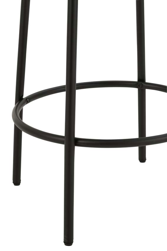 Tabouret de bar Boucle gris