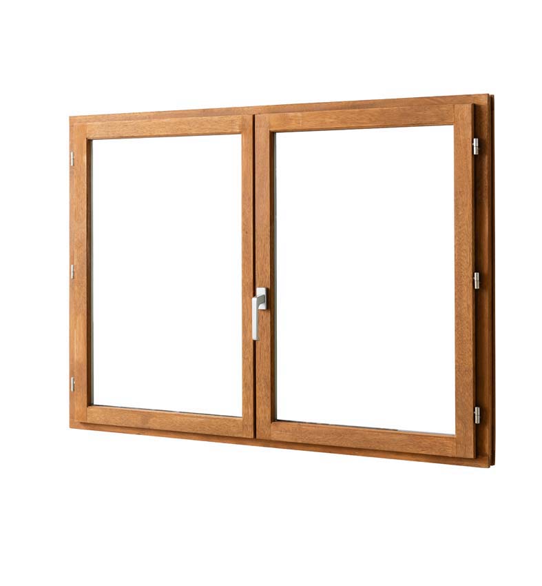 Fenêtre battant bois Meranti Trae 2 vantaux 55mm naturel 1600 x 1400mm Fenêtre battant bois Meranti Trae 2 vantaux 55mm naturel 1600 x 1400mm