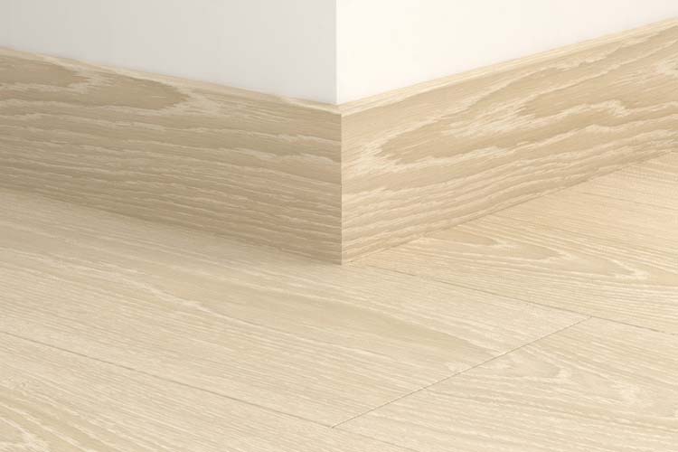 Parketplint Quick-Step 14 x 77 x 2400 mm Vorstige beige eik