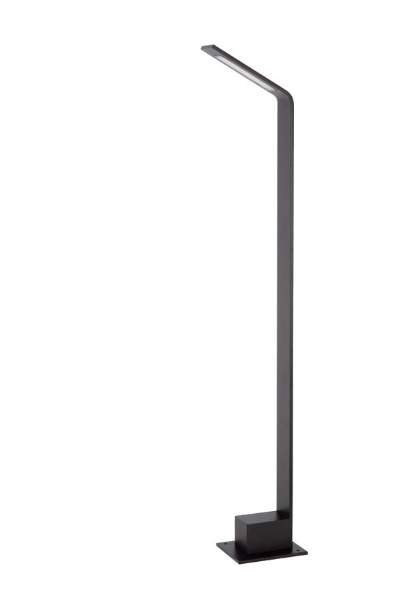 Lucide LAWFORD - Borne extérieur - Hauteur 80cm 6W 3000K - IP54 - Noir