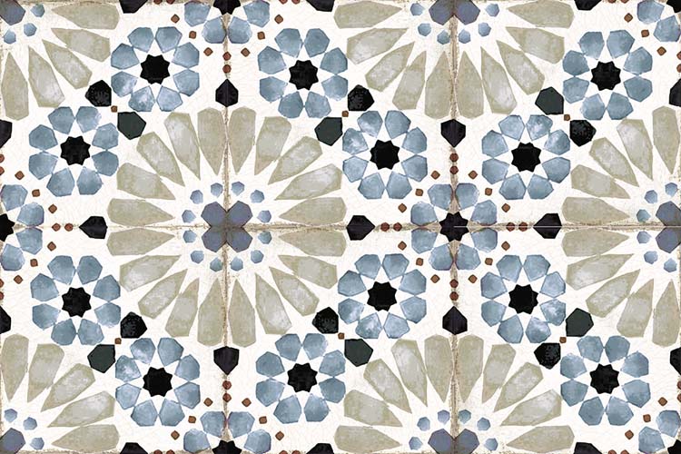 Vloer- en wandtegel Raffy Mina patroontegel multicolor 20x20cm