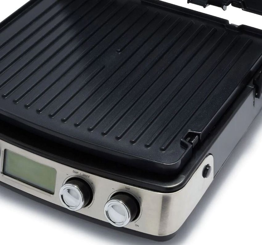 Contactgrill Greenpan Elite PFAS-vrij zilver 18,6x35,3x34,6cm