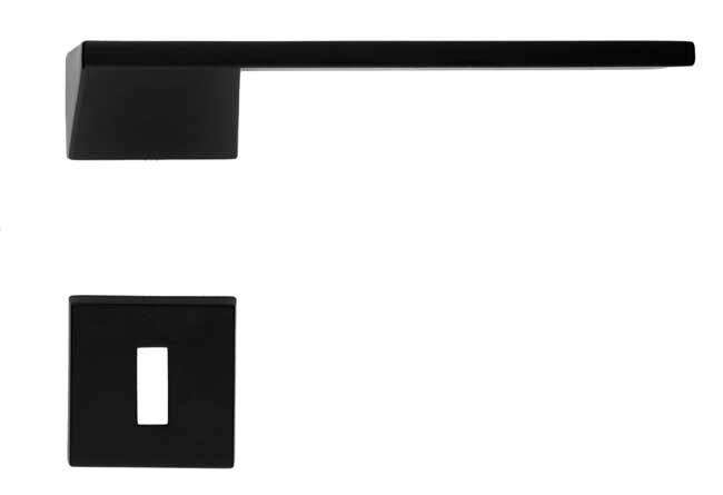 Poignée de porte pro seliz noir R+E